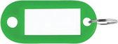 Sleutellabel pavo plastic groen | Doos a 100 stuk