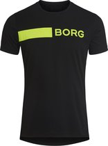 Bjorn Borg Astor heren sportshirt - performance - geel - maat S