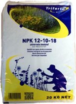 Kunstmest NPK 12-10-18 meststof chloorarm 20kg