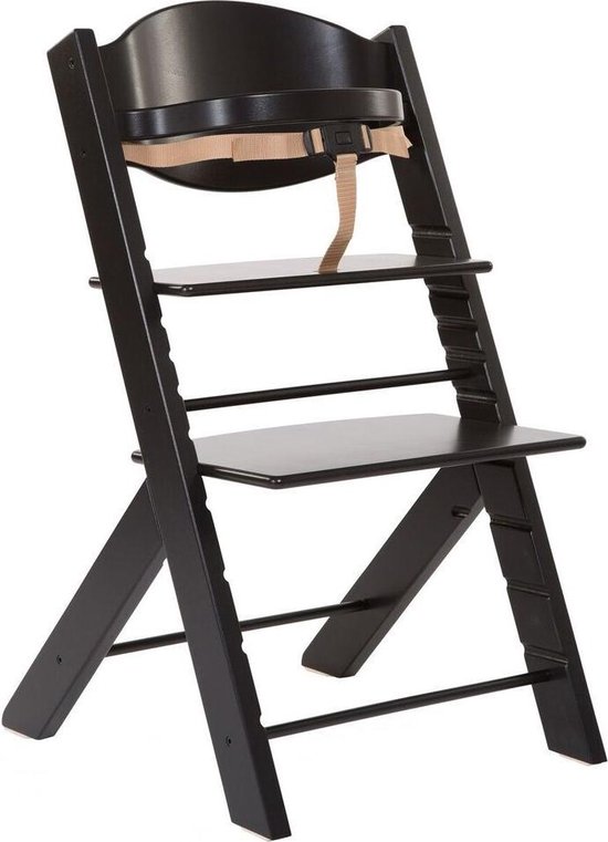 Product: Treppy Zwart Meegroei Kinderstoel 1011, van het merk Treppy