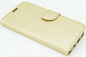 Xssive Hoesje voor Samsung Galaxy J2 2015 J200 - Book Case - geschikt voor pasjes - goud