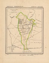 Historische kaart, plattegrond van gemeente Berchem in Noord Brabant uit 1867 door Kuyper van Kaartcadeau.com