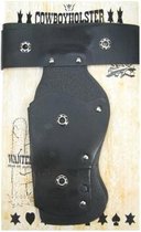 Holster skai zwart volwassen 115cm