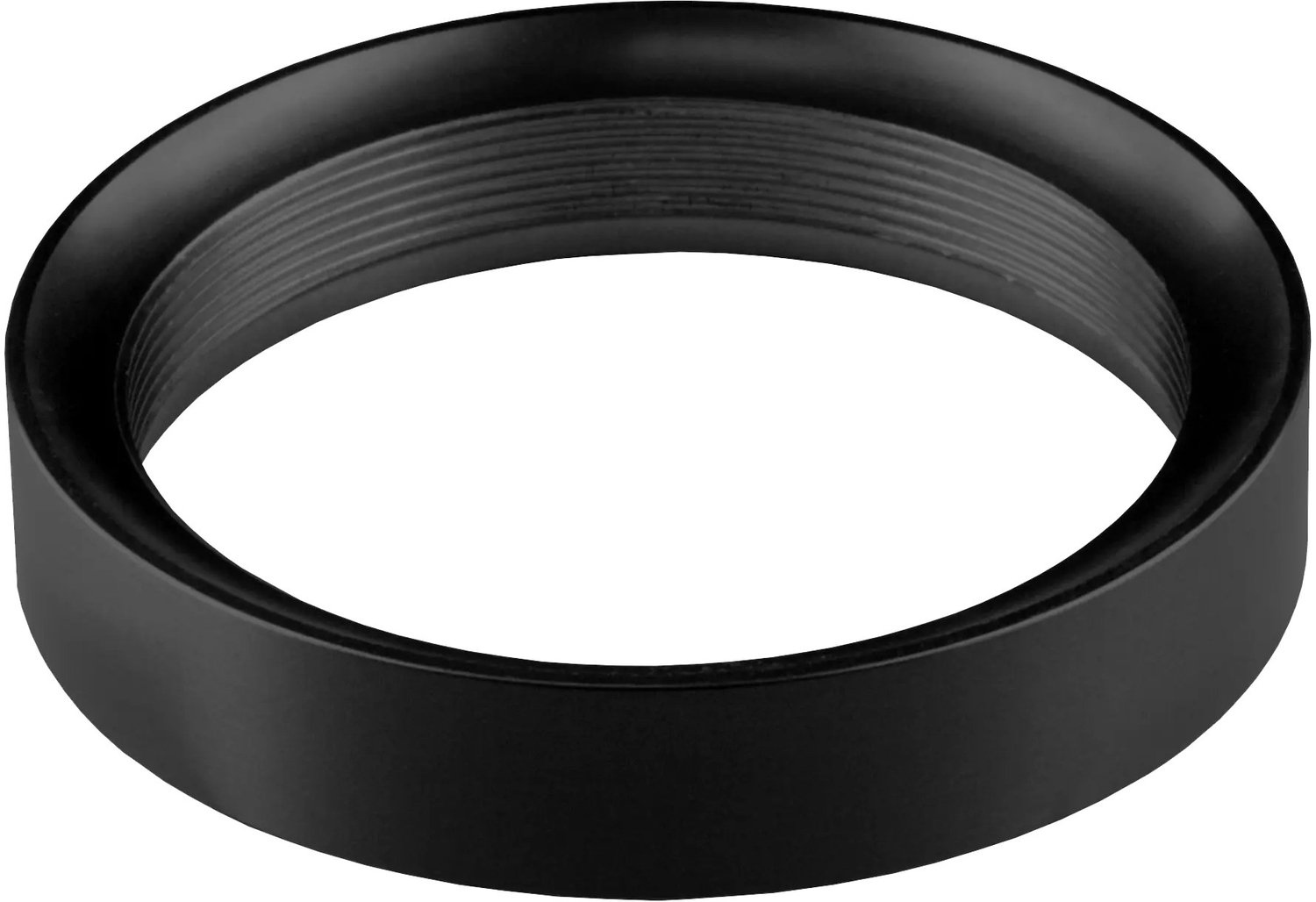 Oonah decoratieve ring in zwart, diameter 80 mm, onderdeel van de Deco-collectie van Fantasia