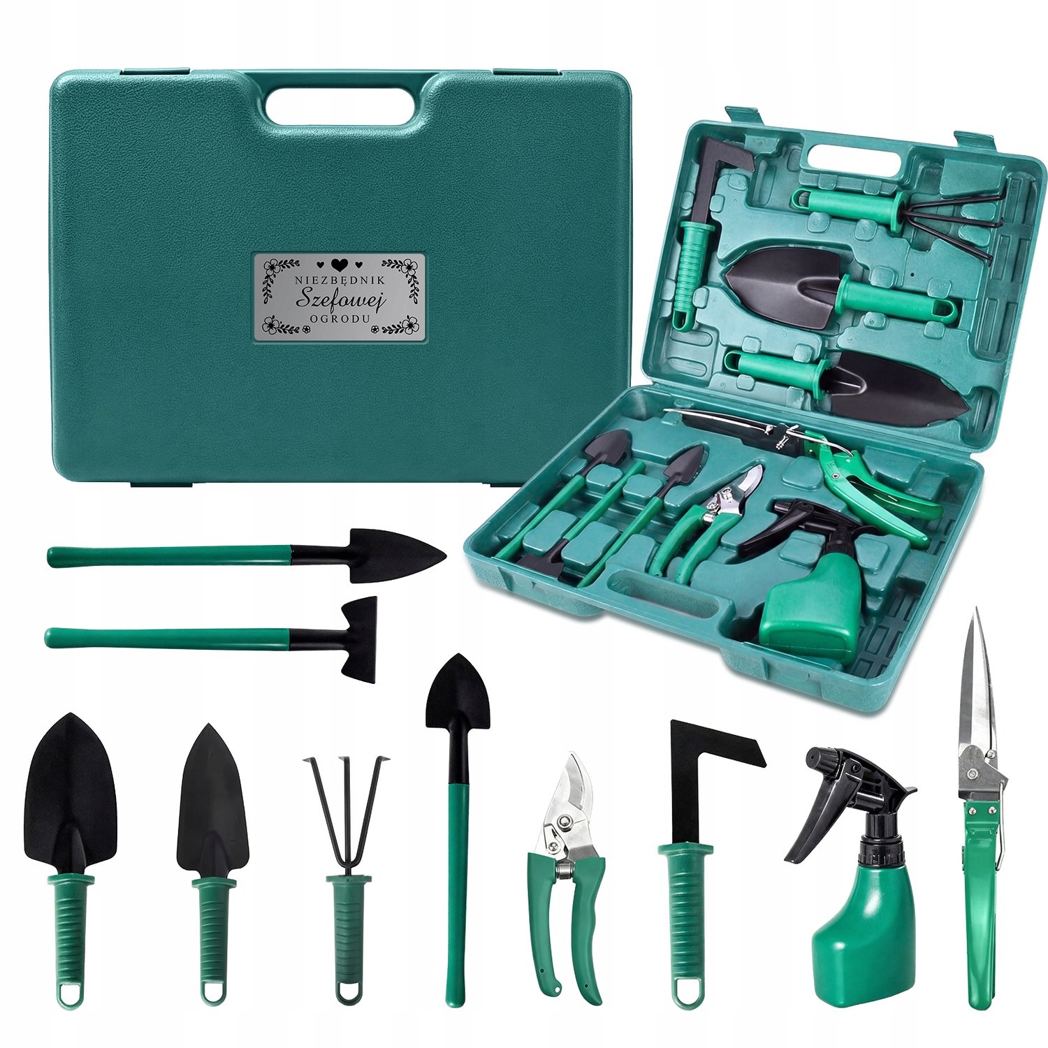 Merkloos Tuingereedschap Set met Gravering - Cadeau voor Moederdag