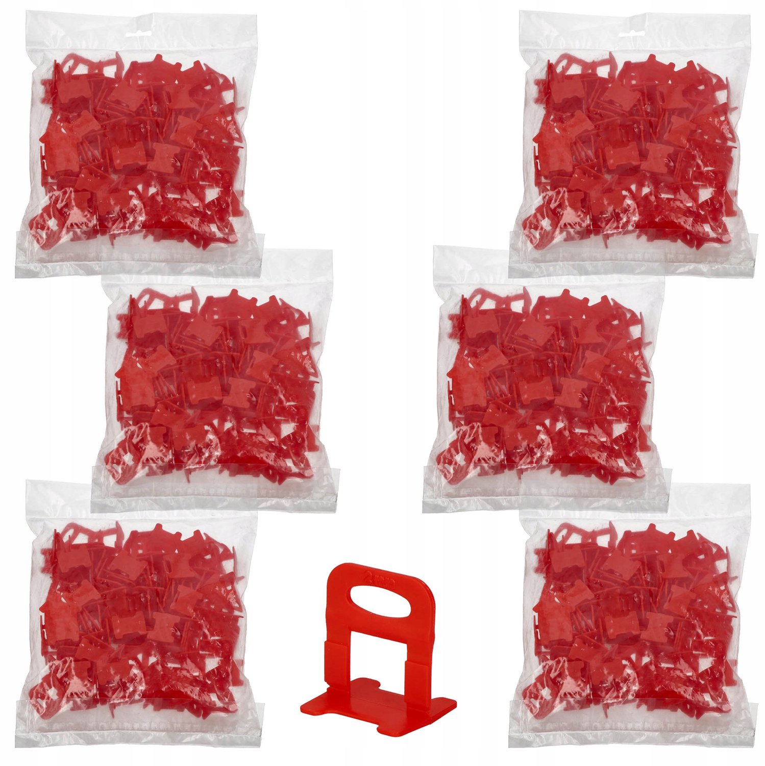 600x Tegelnivelleersysteem Clips 2mm - Perfecte Tegelplaatsing