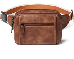 LATMAP Bumbags for Women 3L, Sling Bag Ladies Small Crossbody Bag for Women PU Leather Fashion Fanny Packs Waist Pack Waist Bag for Travel Sports