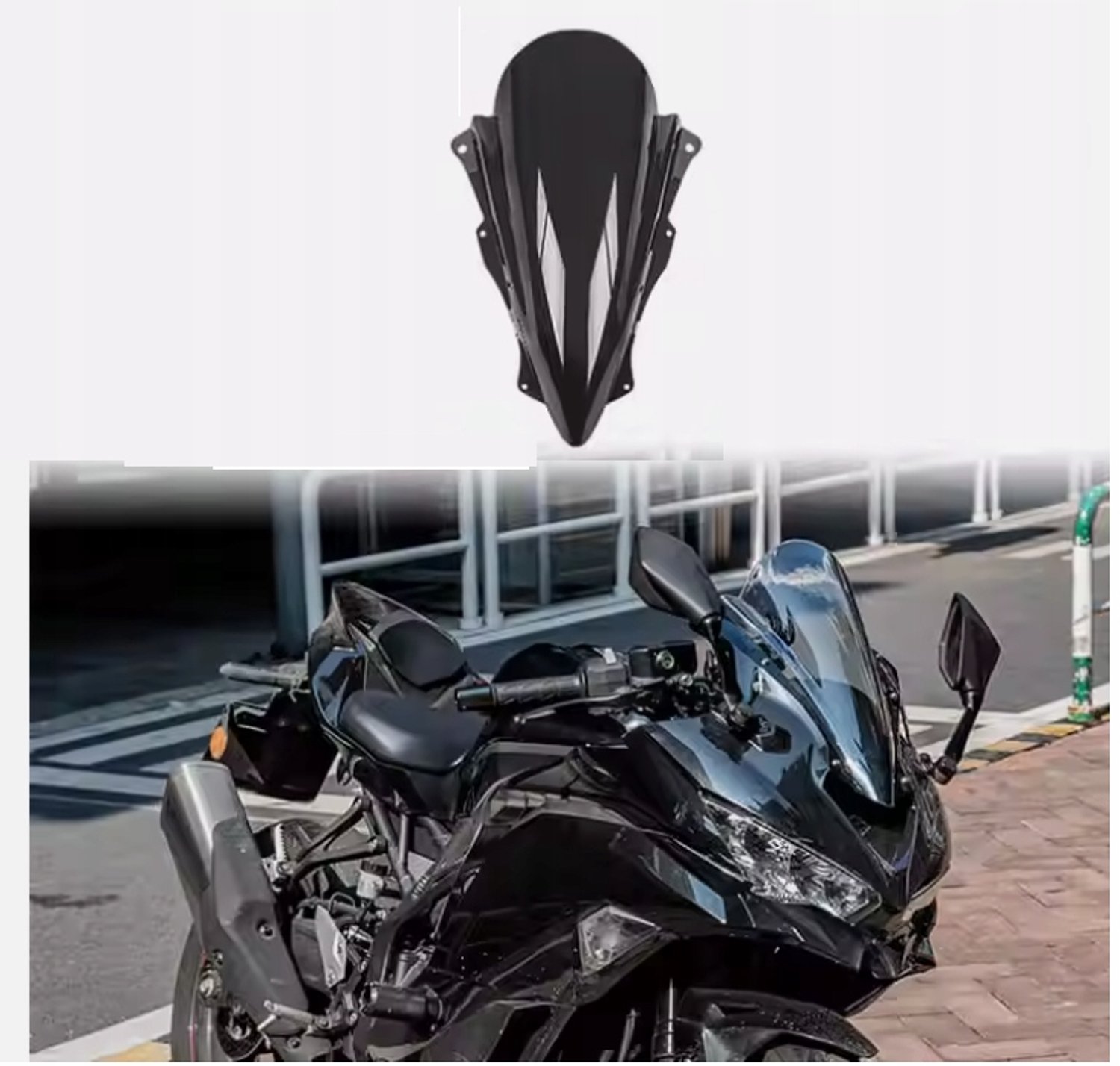 Donkere Kuipruit voor Kawasaki ZX-4R ZX4RR 2023+
