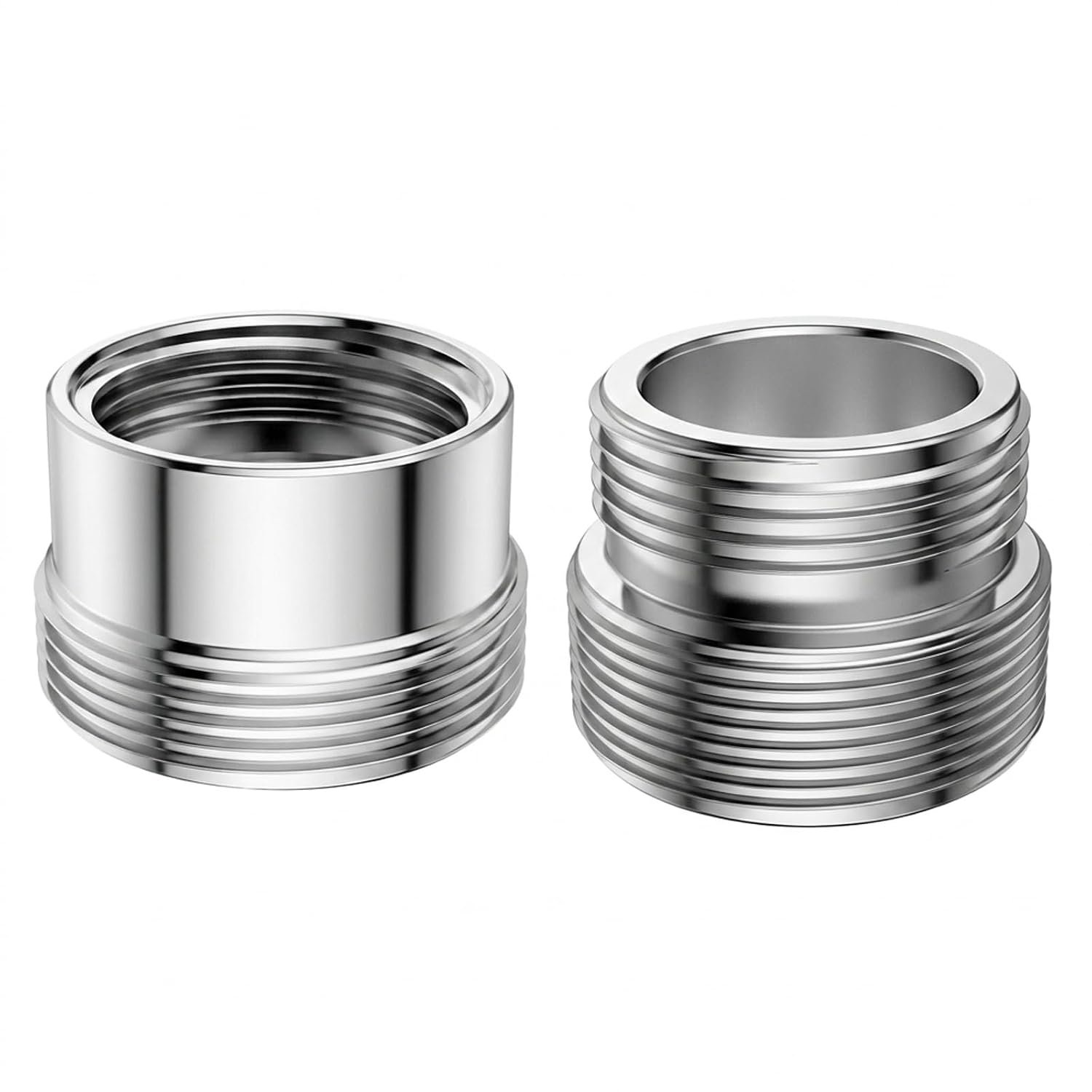 2 stuks kraanadapterset, kraanadapter M22 naar F18 en M22 naar M18, connector voor universele verlenging en beluchter - ShopVlot
