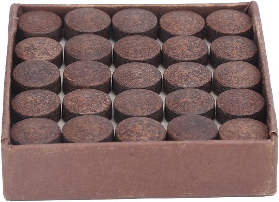 Leather Snooker Cue Tips, 11mm Maroon Soft High Density Cue Tips Kit Snooker Leather Cue Replacement Tips for Pool - ShopVlot — afbeelding 2