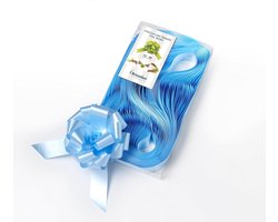 PARTYLAND Conf. 100 Adhesive Bows 31 mm, Blue, Pack of 100 - ShopVlot