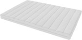 Matras 120x180 - 14cm dik - HR Koudschuim - Bamboo hoes - contour gesneden 7-zone