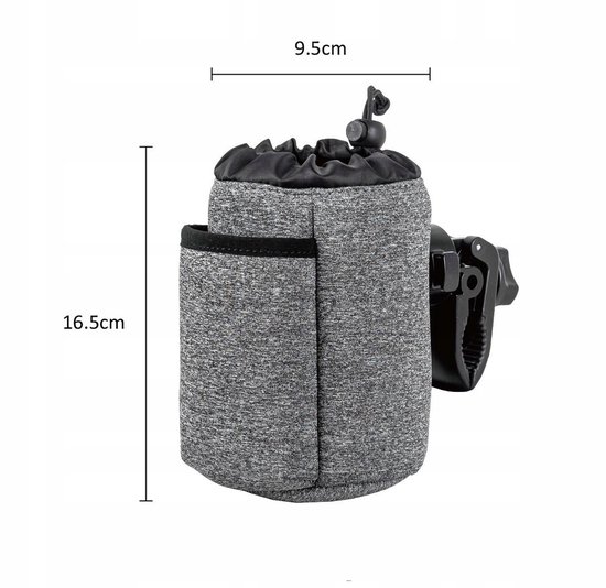 Merkloos 2-in-1 Kinderwagen Beker- en Telefoonhouder — afbeelding 5