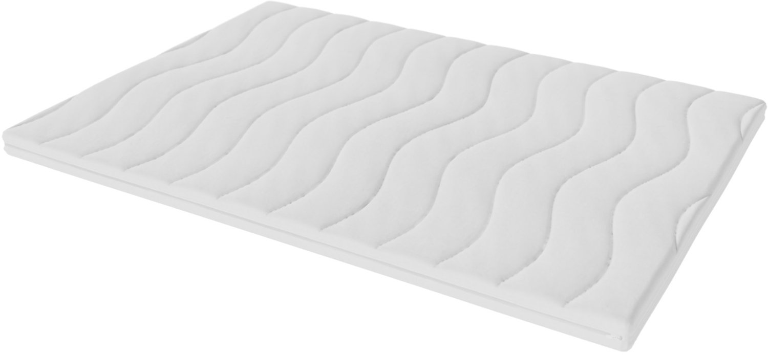 Toros Bedden Bamboo toppermatras 140x200 koudschuim deluxe - circa 9 cm dikke topper - SleepTech Wit
