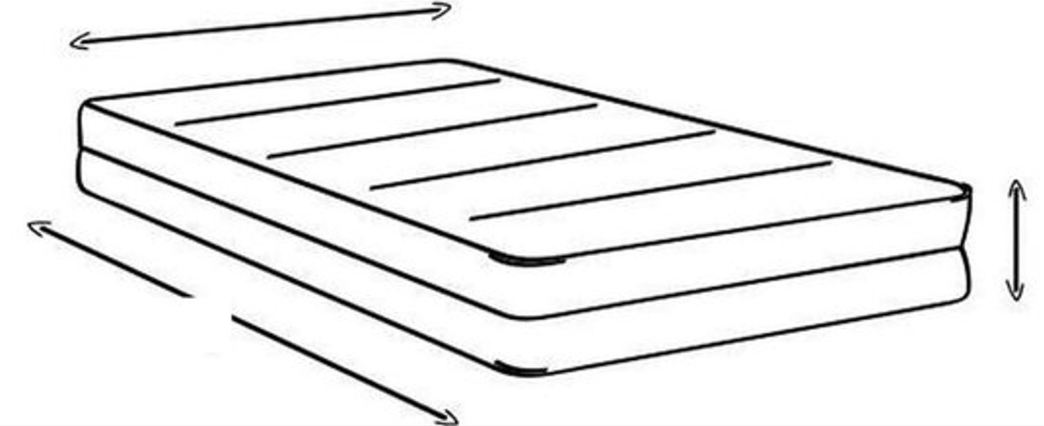 Your Bed Prestige matras - Pocket koudschuim - 20 CM - 120x200 Ecru/Wit