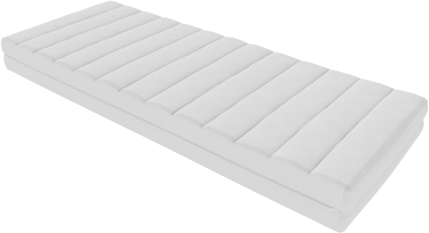 Toros Bedden Deluxe Matras Koudschuim 80x200 - Hybride 20cm dik - Bamboo Tijk - Stevig Wit