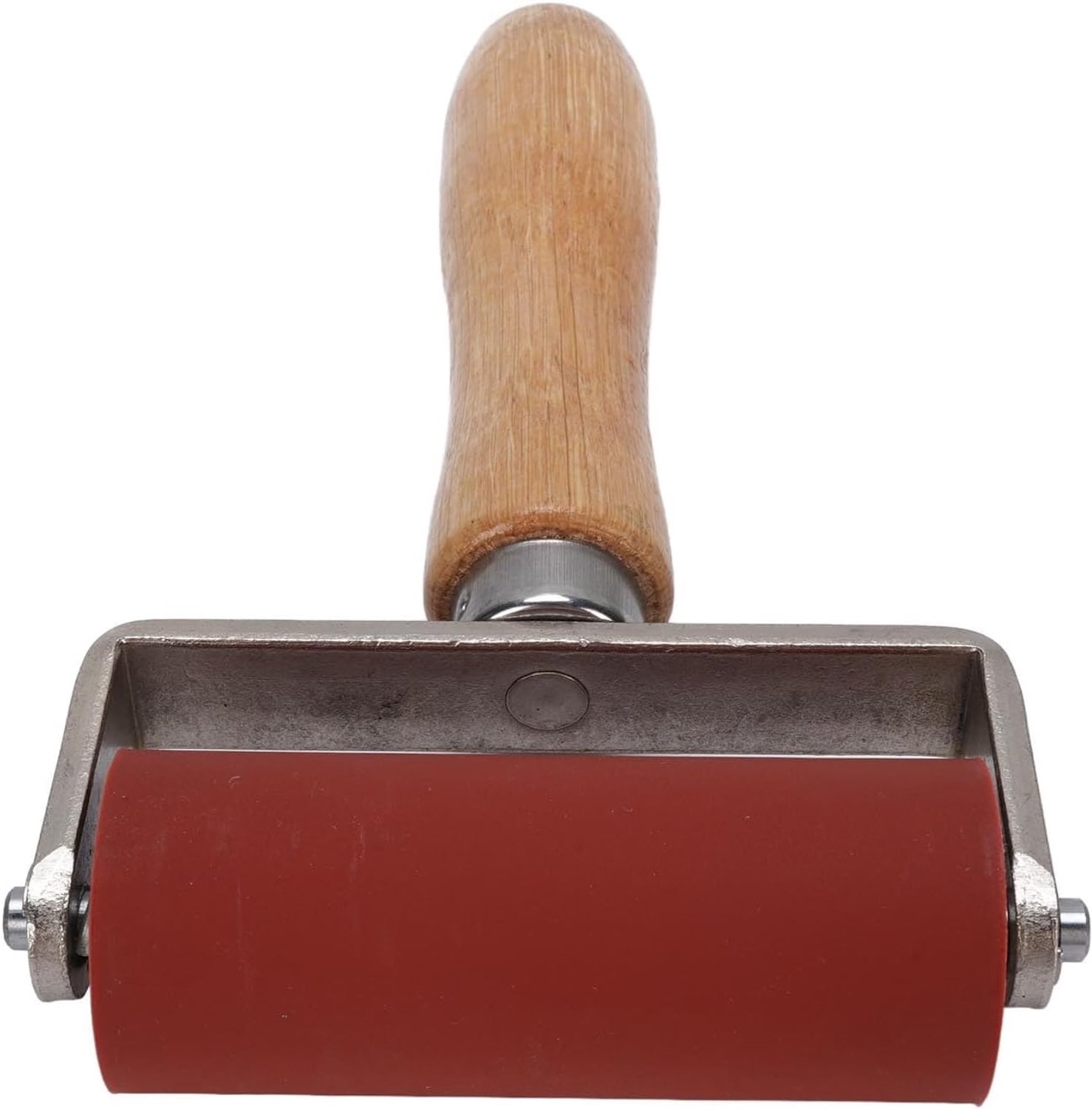 Siliconen Persroller voor Hoge Temperatuur tot 260 ℃ - Dubbele Lager Weerstandsrol voor PVC Lassen, 32 mm Dia, 80 mm Breedte