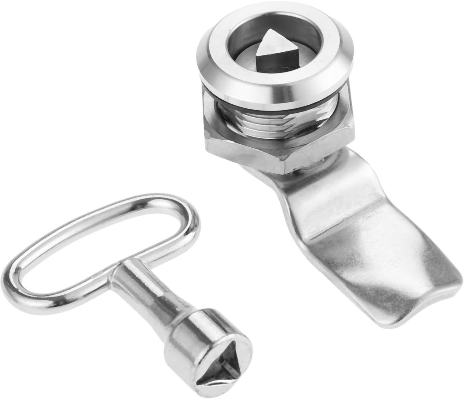 A Multiple kinds of Stainless Steel Metro Train Door Lock Multifunctional Electric Cabinet Lock Dustbin Lift Triangle - ShopVlot