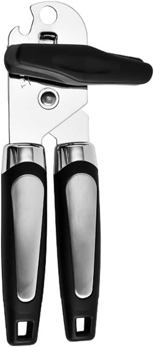 3-in-1 roestvrijstalen handmatige blikopeners met antislip handvat, blikopeners, perfect keukengereedschap