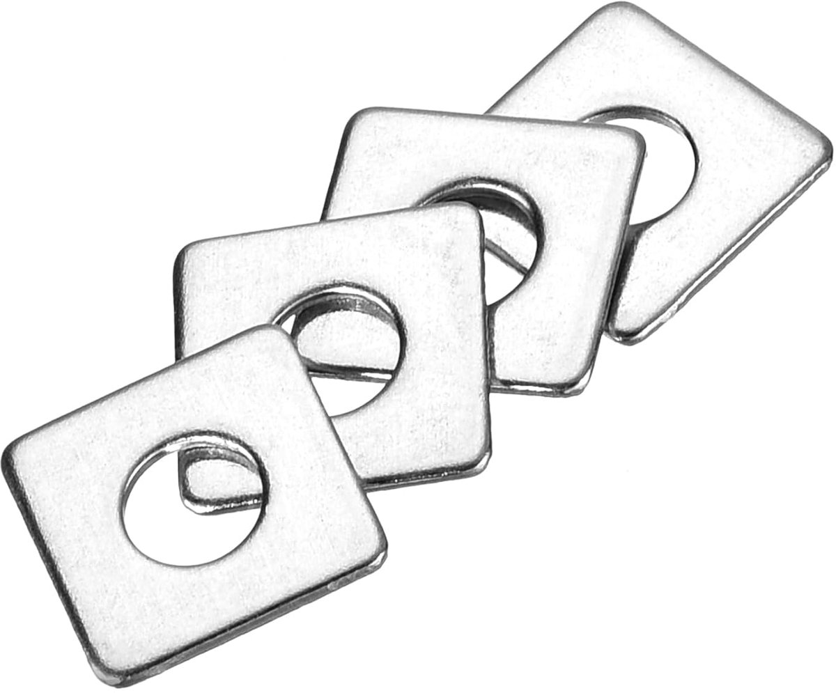 Vierkante plaat, M5 x 12 x 1 mm, roestvrij staal, 304, vierkante sluitringen, afstandhouders, platte afdichtingen voor hardware clips
