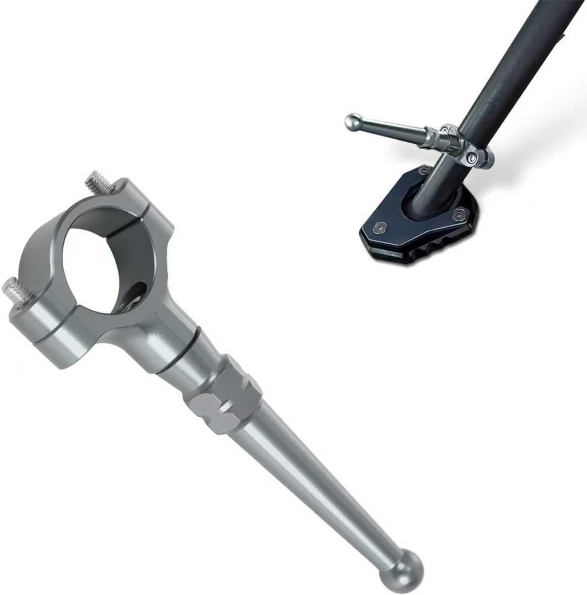 Ho&n&da Ka&wa&sa&ki Su&zu&ki Meeste Motorfiets Kickstands Diameter 19mm-23mm Universele Motorfiets Zijstandaard Extension Kit Voetpedalen Assistent Gereedschap Ondersteuning Onderdelen