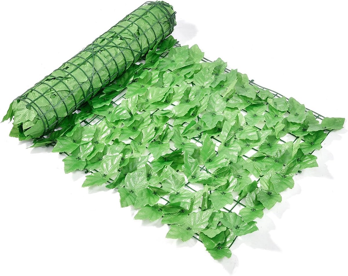 Druivenbladschermrollen Privacy Hedge | Panelen - Outdoor Indoor Vine Decoration voor tuin, tuin, balkon en appartementsmuur