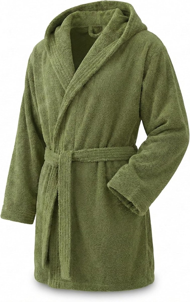 Towel Elegante badjas voor dames en heren, 100% katoen, 500 g/m², met capuchon of zonder capuchon, zacht en absorberend voor douche, spa en zwembad