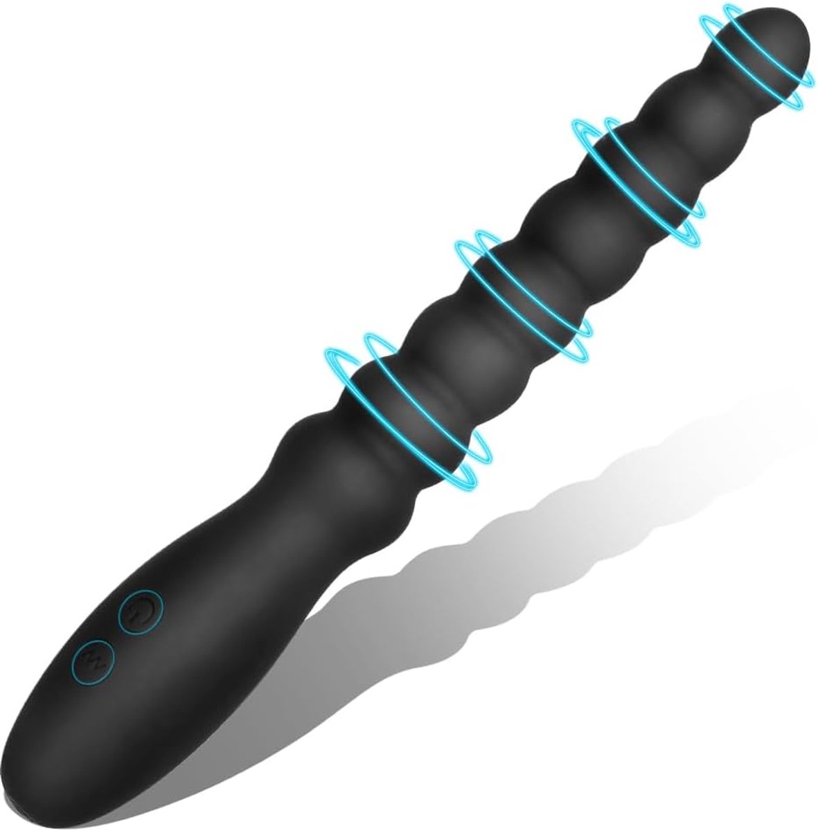 Kralen vibrator voor mannelijke en vrouwelijke koppels, oplaadbare waterdichte vibrator, G-spot stimulator, mannelijke prostaat massager, gradiënt siliconen dildo voor beginners