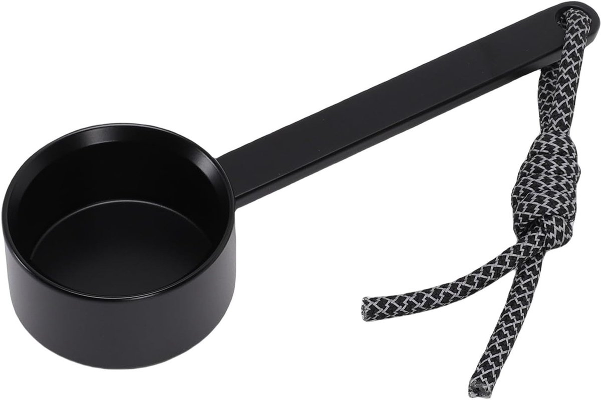 10g Koffiemaatschepje, Aluminiumlegering Lange Steel Koffieboon Maatschepje met Touw voor Melkpoeder, Thee, Cacao