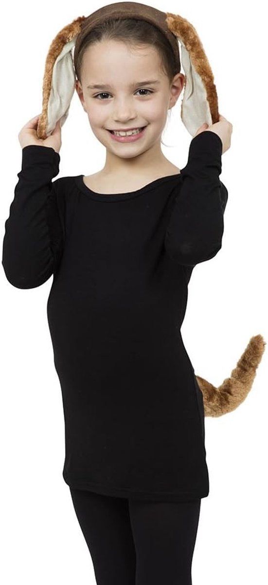 Novelty DS155 hondenset oren en staart, Unisex-kind, één maat