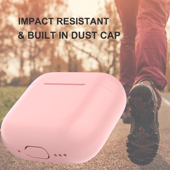 Hoes voor Airpods Pro 3, dun beschermend Silicone Case voor Air Pods Pro 3 2025 (USB-C) Skin Front LED zichtbaar siliconen hoesje, Roze — afbeelding 5