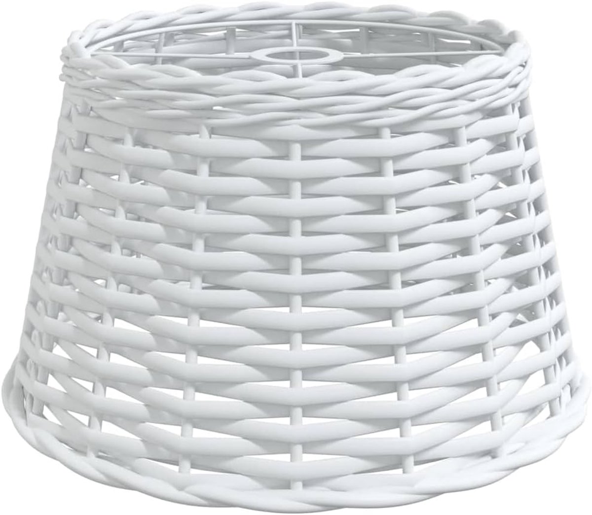 Plafondlampenkap Ø38x23 cm wicker wit