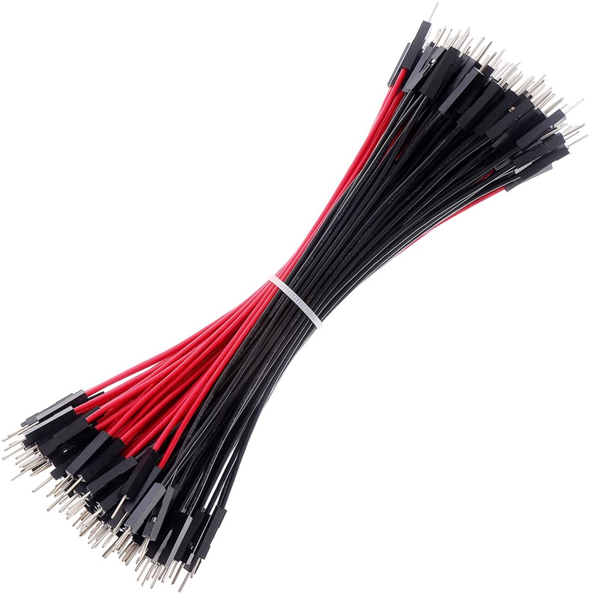 Jumper Draden 20AWG, Bestlus Exclusives Mannelijke naar Mannelijke Jumper Draden 6"/15CM Pack van 120 Vierkante Kop 0,1" (15cm/6", M/M, Rood x 60 stuks Zwart x 60 stuks)