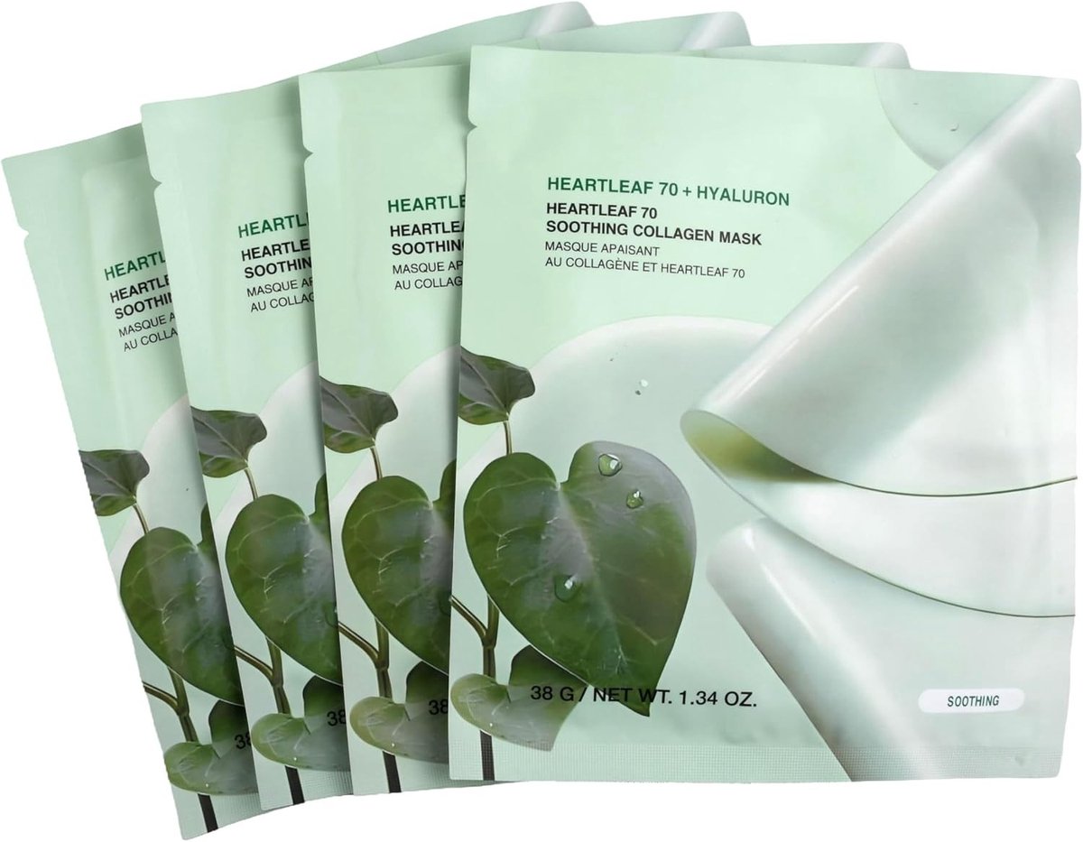 Kalmerend Collageenmasker - Nachtmasker voor een Stralende Huid, Verrijkt met Hyaluronzuur en Natuurlijke Hydratatie voor Gevoelige Huid