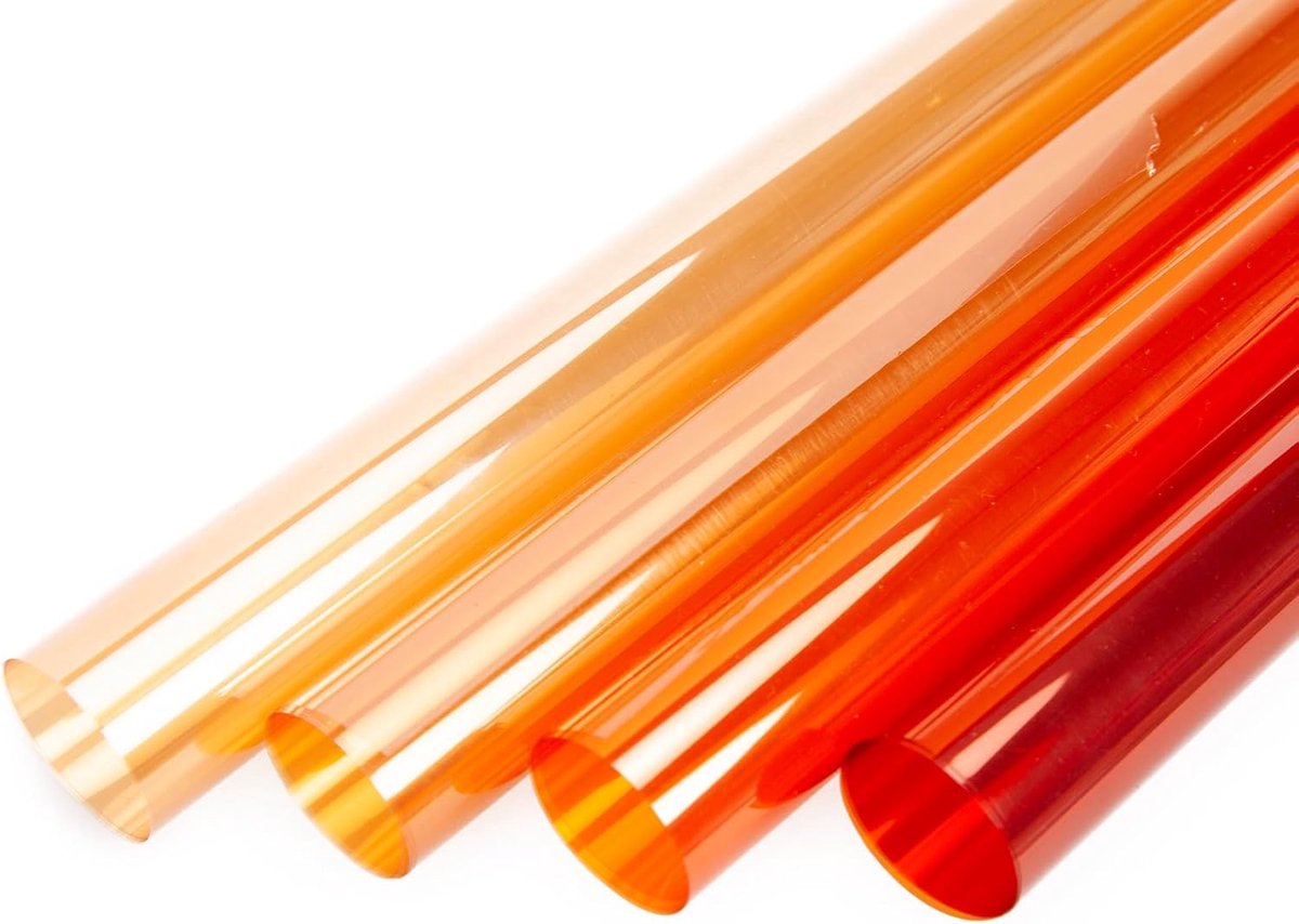 Kleurcorrectie - Gel filterblad - 40 x 50 cm - CTO 1/2 CTO, 1/4 CTO, 1/8 CTO, transparante fotografie - Lichtgel voor rood licht 800 W - Strobe