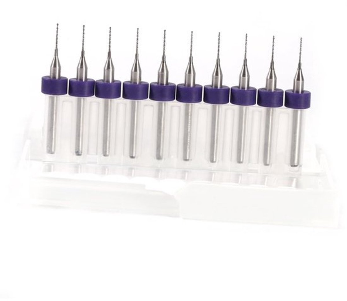 IMstore - Kit - Microcarbide Boor - Professioneel Gereedschap - 0.1mm - Precisie Drills - Voor Elektronica - 10 Stuks