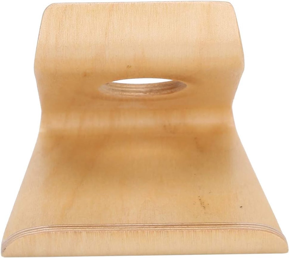 Houten Tablet Pc -houder Mobiele Telefoon Standaard Walnoot Desktophouder voor Tablet en Telefoon (Licht)