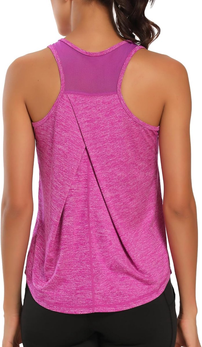 Sport Tanktop Mouwloze Lichte Fitness Top Yoga Tops