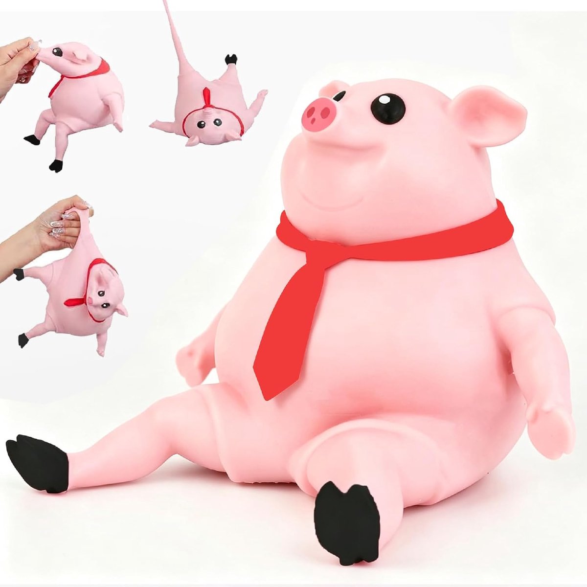 Stressspeelgoed, roze varkenspaar, antistress speelgoed, leuk varken, stressspeelgoed, antistress speelgoed, creatief decompressie-piggy, fidget-speelgoed voor kinderen en volwassenen