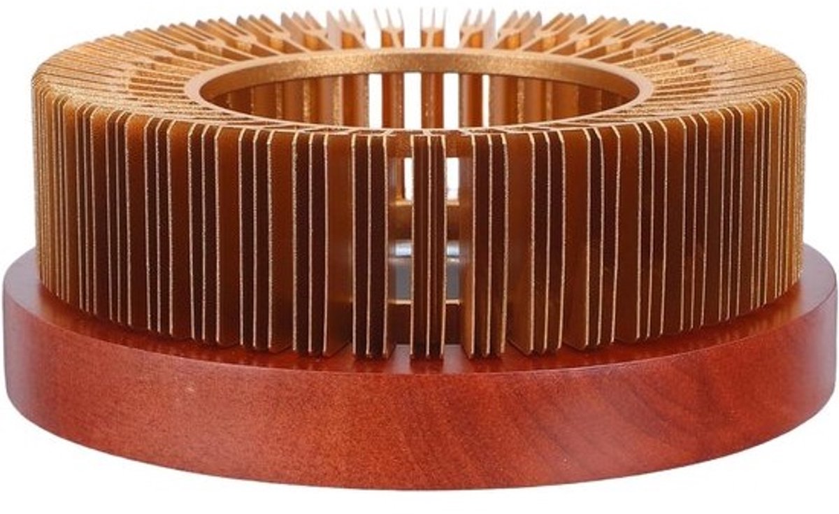 Theepotverwarmer - Theelichthouder - Thee Warm Houden - Met Houten Voet - 15 cm - Diverse kleuren