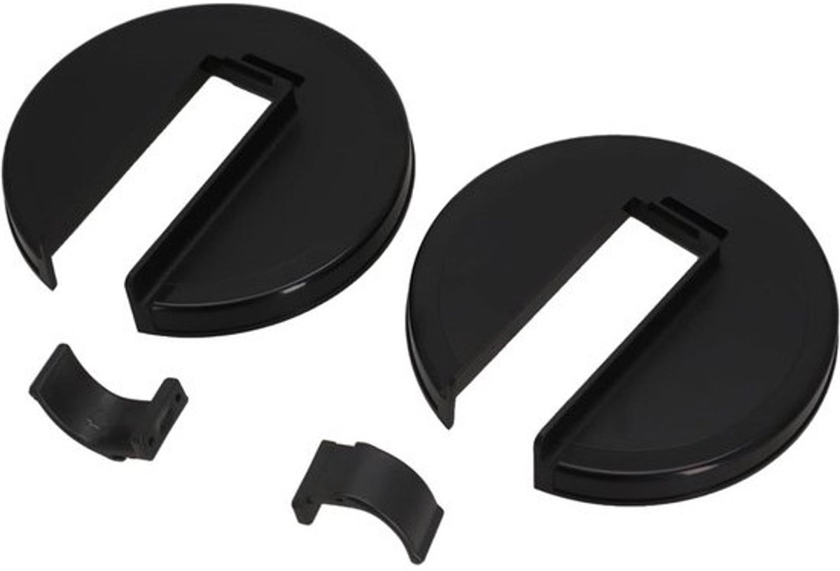 Brouwmand Deksel - Koffiemand Deksel - Koffie Bereiden - Anti-brandwonden Handvat - 2 Stuks 5.4 Inch - Zwart