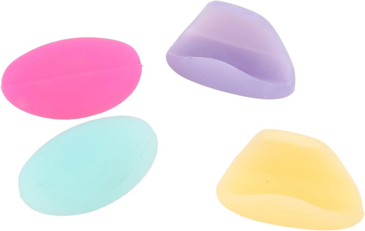 4st Fluit Duimsteun Kussen Zachte Siliconen Vinger Cover Fluit Vinger Protector Onderdelen: