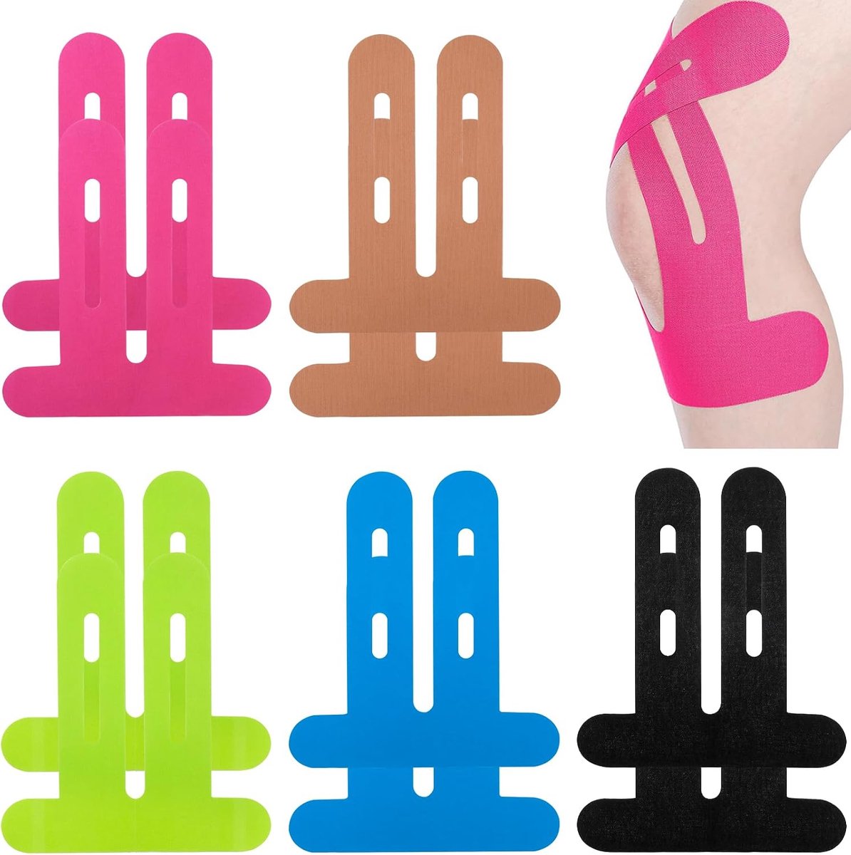 10 stuks kinesiotape knieband, eenvoudig te gebruiken