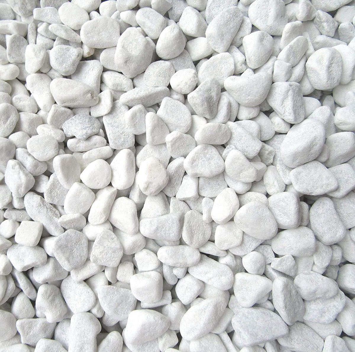 10 kg sierstenen, wit, 18-25 mm