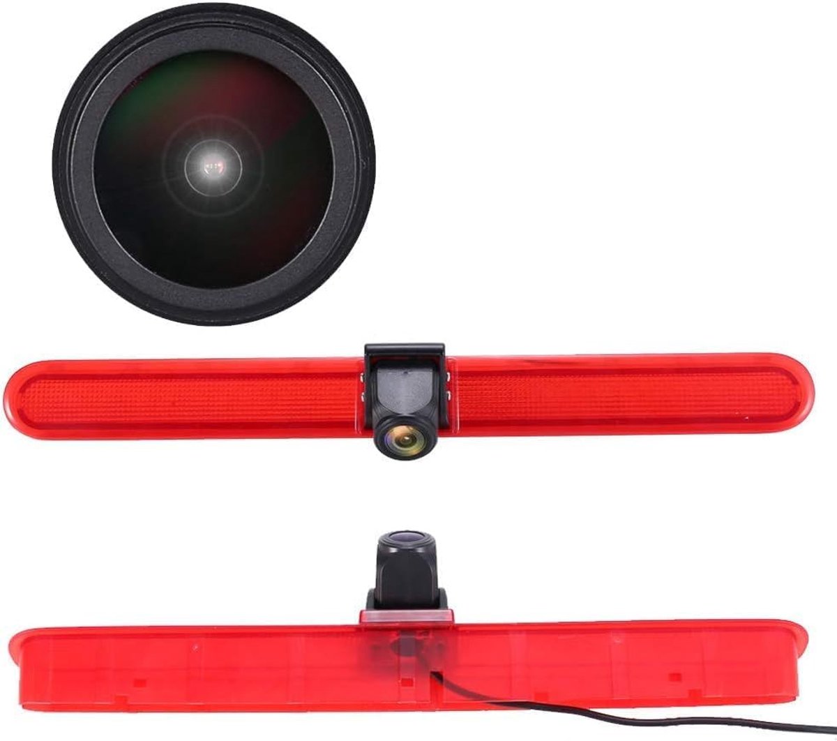 Remlicht voor auto, 1280 x 720, remlicht, achteruitrijcamera, vervanging voor VW T5, Multivan, Caravelle, hoogdak, bj T6, met hoog dak vanaf T5, camper, BJ, Lupo, 6X, Bj, Seat Arosa