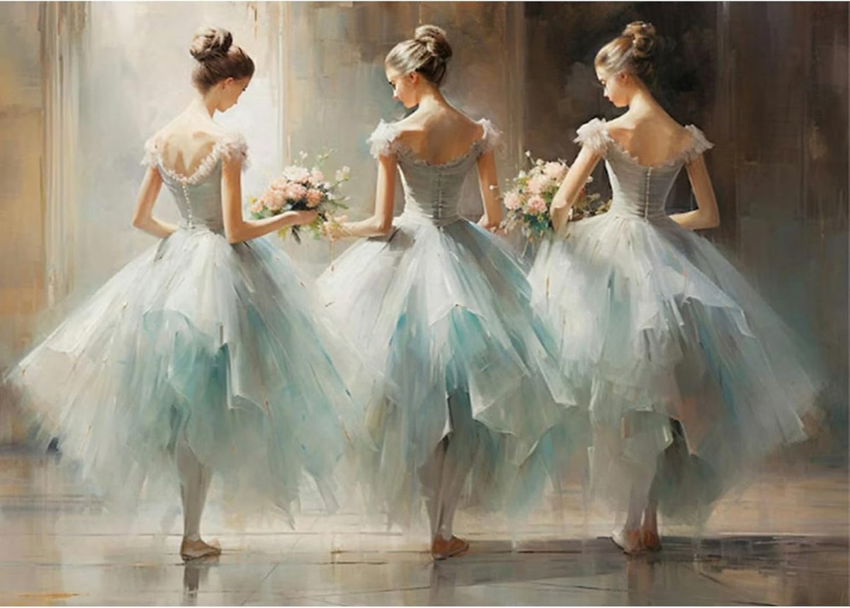 Diamond Painting balletdanseres 40 x 30 cm diamant schilderij ballet schilderen op nummer ballerina diamant schilderij danseres voor beginners stressvrij knutselen creatieve hobby kristal
