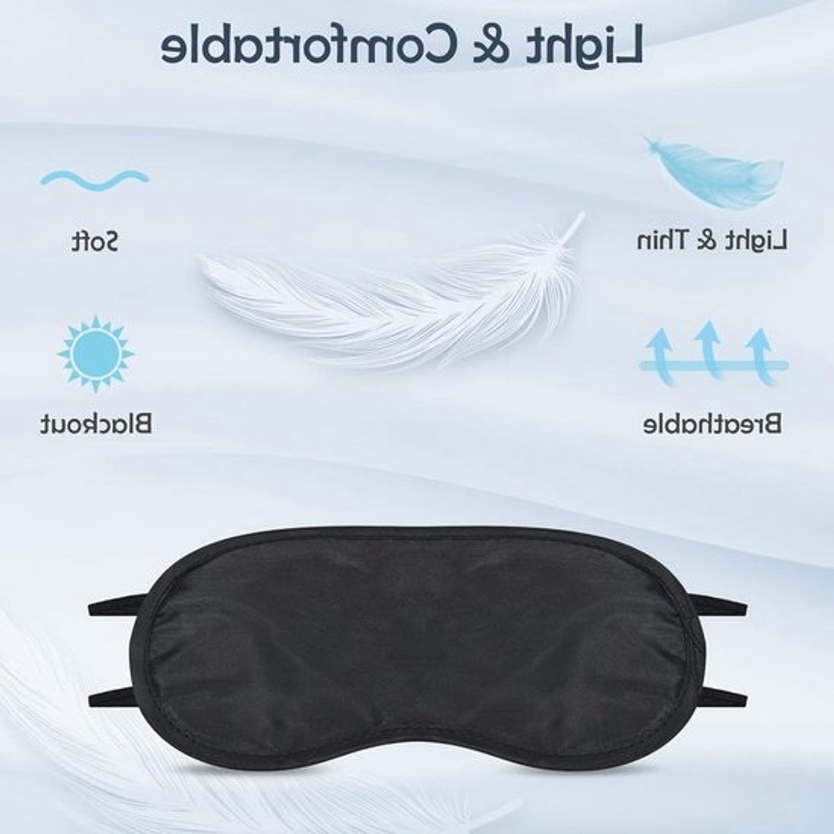 Solidchoice - 50 Stuks Slaapmaskers met Individuele Verpakking