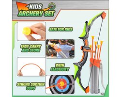 pijl en boog kinderen, speelgoed vanaf 3, 4, 5, 6, 7, 8, 9, 10, 11, 12 jaar, jongens speelgoed vanaf 3-6 jaar, cadeau voor meisjes van 3-10 jaar, buitenspel voor kinderen, doelschijf