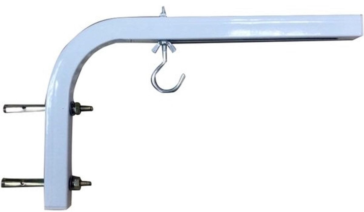 Projectorscherm Hanger - Projector Beugel - Scherm Stabiliseren - L-Vorm Ontwerp - N.v.t. - Zilver