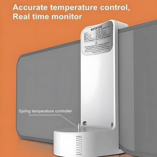 Slimme draagbare fleswarmer - draadloze digitale display, snelle verwarming en warmtehandhaving, slimme thermostaat onmiddellijke fleswarmer, ideaal voor auto/reizen/nacht van Merkloos — afbeelding 2